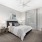 Furnished carpeted apartment bedroom at The Beckett