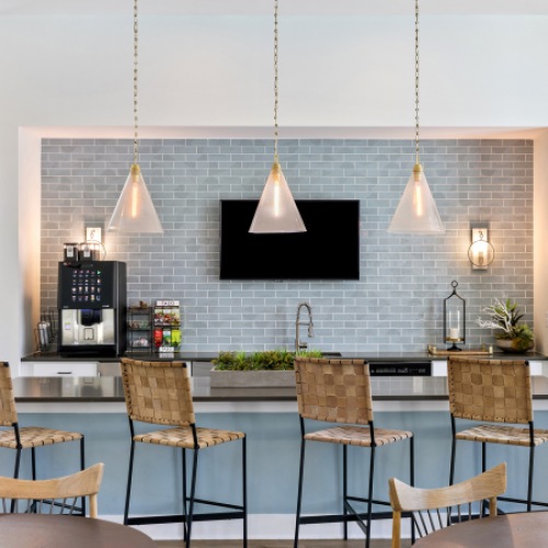 Resident coffee lounge area at The Beckett